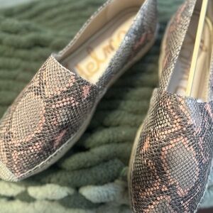 Sam Edelman Pink and Gray Espadrilles